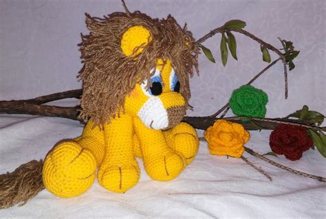 Crochet pattern of jack, the lion and flower PDF english-deutsch-dutch ...