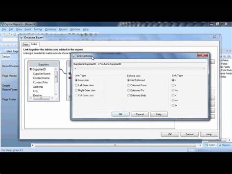Free Crystal Reports Tutorial 的图像结果