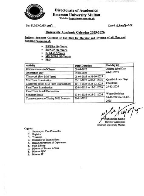 Department of Business and Public Administration Emerson University ...