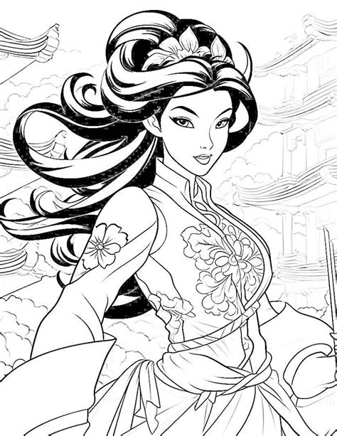40 Gorgeous Princess Coloring Pages For Kids And Adults