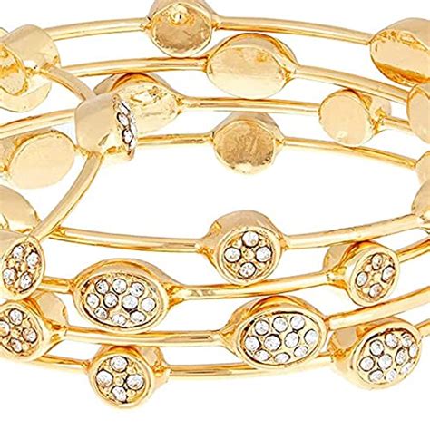Estele golden 24 Kt Gold Plated Non-Precious Metal Brass Diamond ...