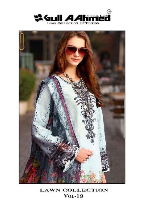 GULL AAHMED LAWN COLLECTION VOL 19 PAKISTANI SUITS