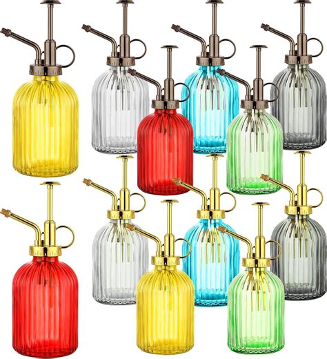 Amazon.com : Maxdot 12 Pcs Glass Plant Mister Spray Bottles, 7.7 Tall ...