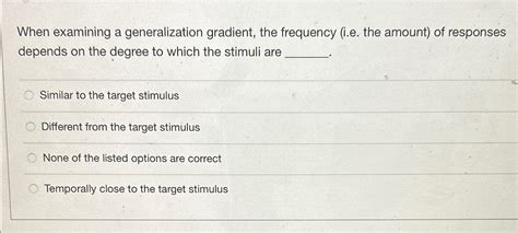 Image result for Generalization Gradient