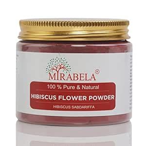 Mirabela Hibiscus Flower Powder | Hibiscus Sabdariffa for Hair Mask ...