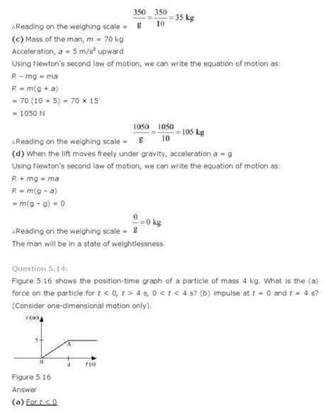 Laws Of Motion, Class 11 Physics NCERT Solutions