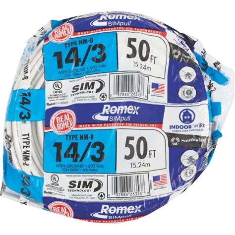 RopeSoapNDope. Romex 14-3 NMW/G Wire