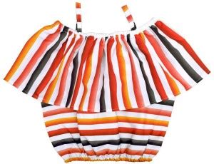 JS Fashion Studio Girls Casual Crepe Off Shouldered Top Price in India ...