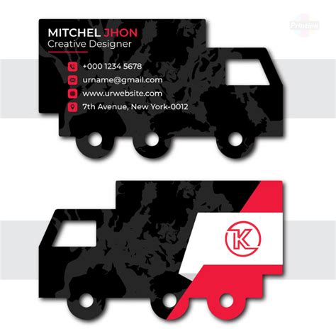 Die Cut Business Card - THE PRINTINK