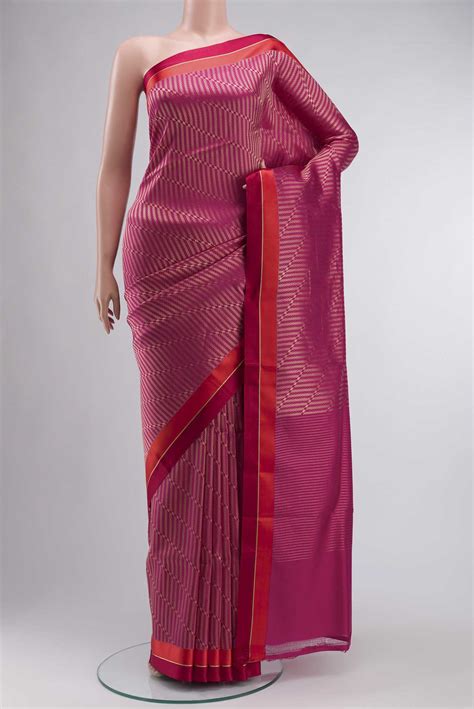 Pure Silk Pure Zari Pink Banarasi Saree – Nalli Silk Sarees Pvt Ltd