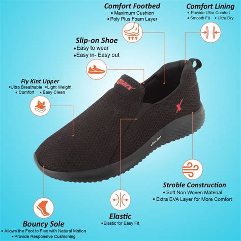 Sparx Black Walking Shoes for Men SM-651 – Relaxo Footwears Limited
