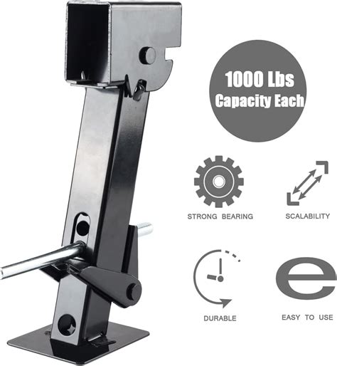 LUSHIH Set of 2 Trailer Stabilizer Leveling Jacks Folding India | Ubuy