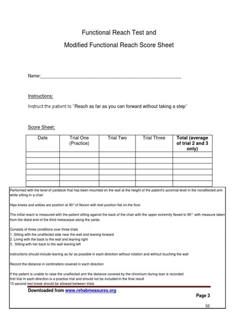 Image result for Functional Reach Test Explained