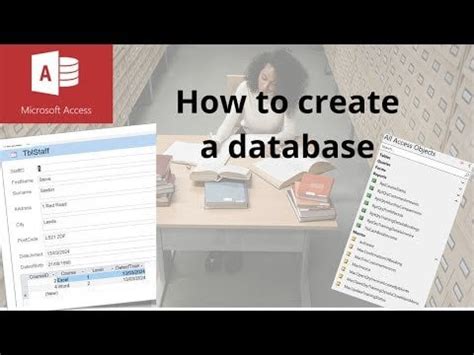Image result for Creating a Database File in Access Microsoft