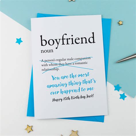 Printable Birthday Cards For Boyfriend