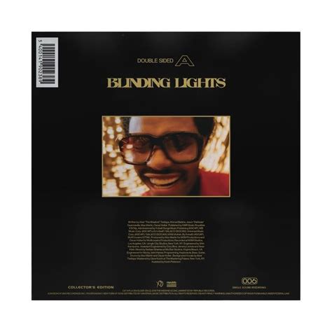 The Weeknd Blinding Lights 7" Black Vinyl + Digital Single in 2020 ...