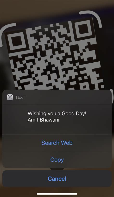 Image result for QR Code Scanner MIT iPhone 12