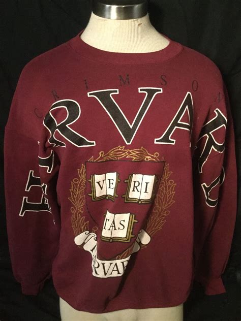 Vintage 1990's Harvard University Over Print Sweatshirt | Etsy ...