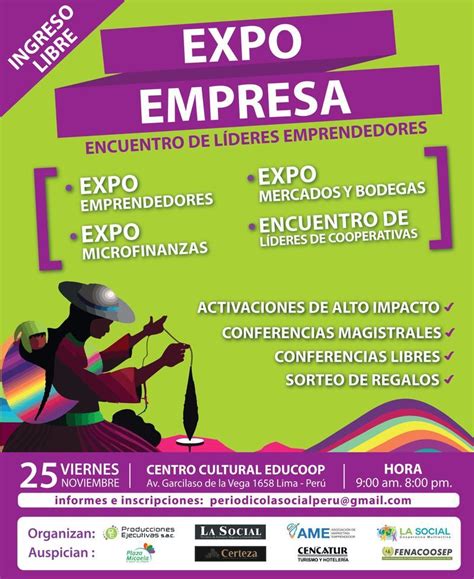 Expo Empresa 2022: Encuentro de líderes emprendedores en LIMA-PERÚ ...