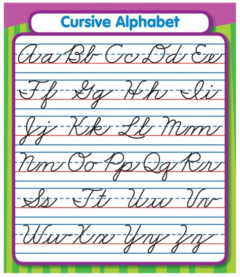 Carson Dellosa Cursive Alphabet Stickers : Carson-Dellosa Publishing ...