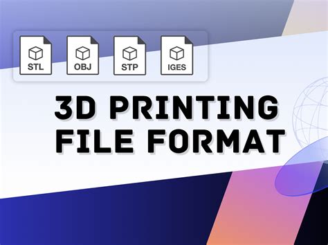 Learn About 3D Printing Files: STL, STP (STEP), OBJ and More