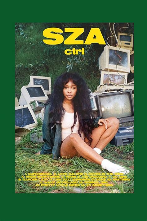 Ctrl SZA album music poster Poster | Etsy