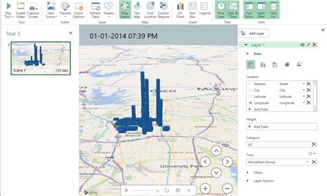 Image result for 3D Map Excel Tutorial How to Add Layer