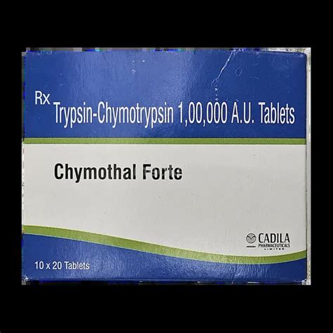 CHYMOTHAL FORTE TABLET 20'S Price, Uses, Side Effects & Substitutes ...