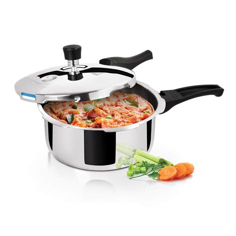 Buy Milton Pro Cook Triply Pressure Cooker Stainless Steel with Outer ...