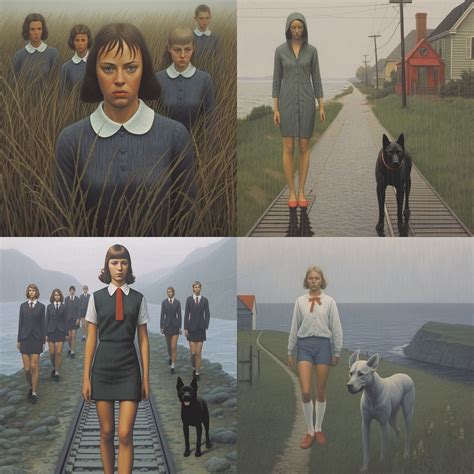 Alex Colville Prompt Style for Midjourney & Stable Diffusion