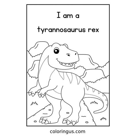 T-Rex Coloring Pages (Free Printable PDF)