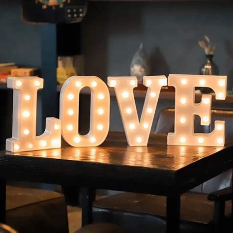Buy MUMUXI Marquee Light Up Letters | Large Light Up Numbers | Battery ...