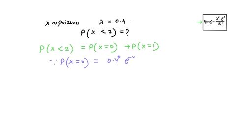 Image result for Find Probability Using Poisson Distribution for Less Than