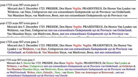 The Semantics of Structure in Large Historical Corpora