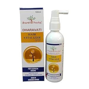 Buy Dharavati Herbs Hair Vitalizer | Ayurvedic, Natural & Safe Alopecia ...