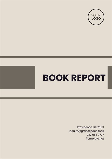 Free Book Report Templates to Edit Online and Print