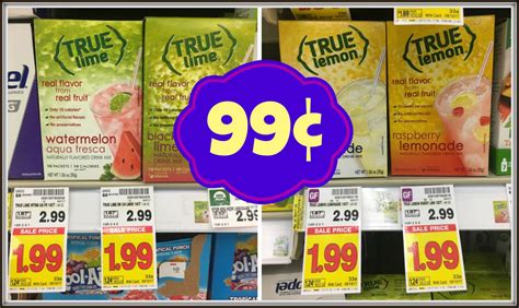 True Lemon/True Lime Packets ONLY $0.99 at Kroger!! - Kroger Krazy