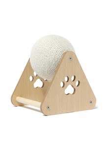 1PC Cat Scratcher, Spinning Cat Ball, Natural Sisal Rope Scratching ...