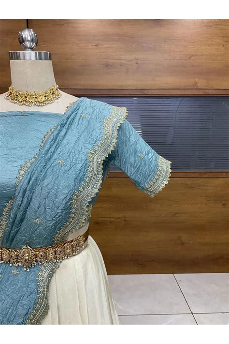 South Indian Festival Traditional Half Saree Premalu – Fabcartz