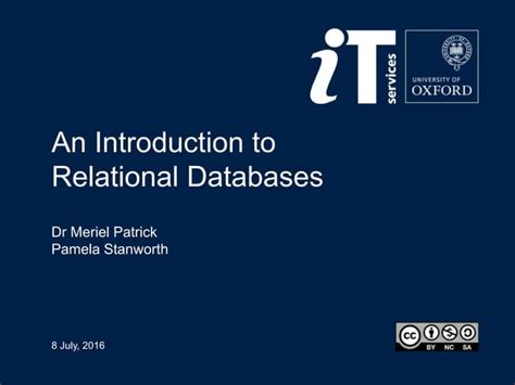 Image result for Introduction to Relational Databases
