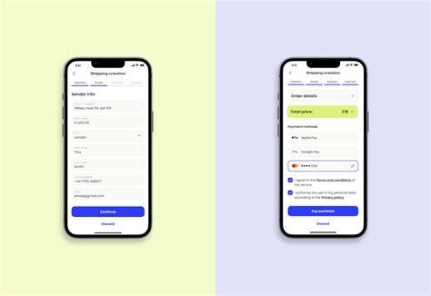 Sendle Delivery Application on Behance
