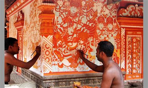 Rebirth to the Traditional Murals at Purameri temple | Welcome Kerala ...
