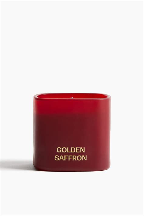 Scented candle in glass holder - Golden Saffron - Home All | H&M IN