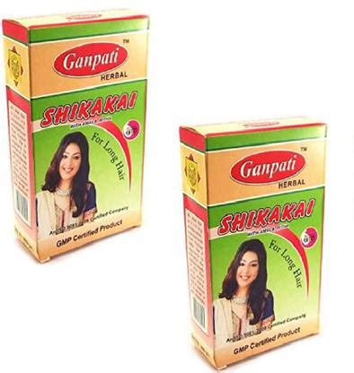 GANPATI HERBAL Shikakai With Amla & Ritha Natural Hair Powder - Price ...