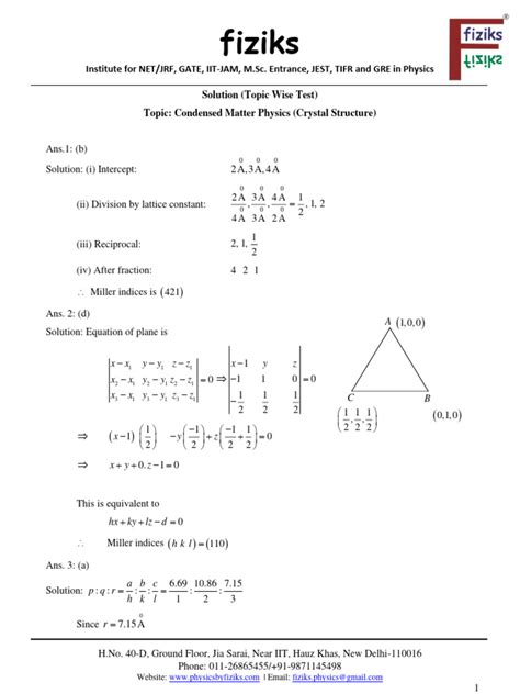 Image result for Material Engineering Crystal Structure Exam Question