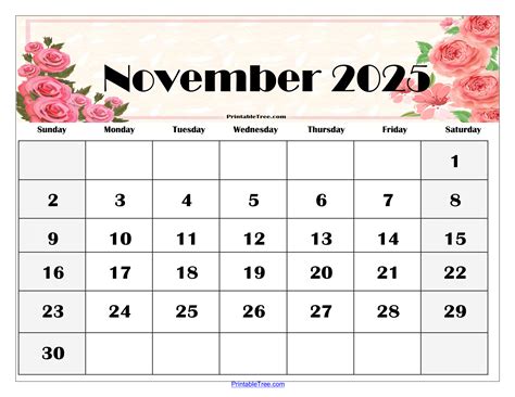 November 2025 Calendar Philippines - Printable Calendar 2026