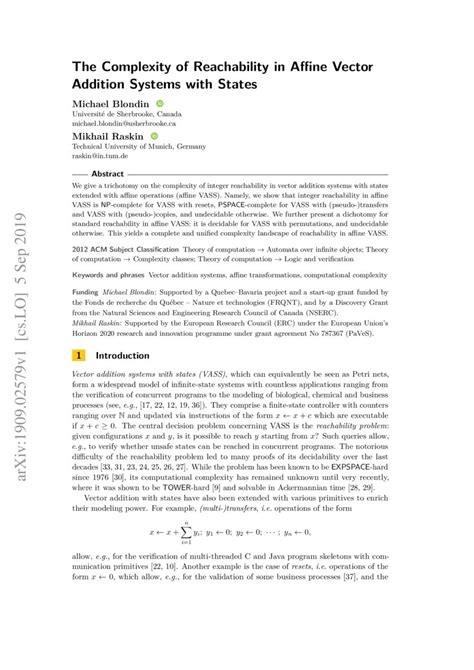 Image result for Vector Addition System Reachability