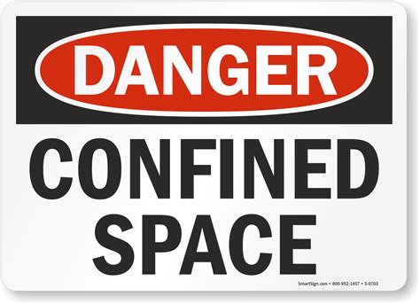 Confined Space Signs | Permit Required Confined Space Signs