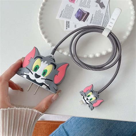 Cartoon Character Silicon Charger Case Cover For iP 18-20W (Mix Design ...