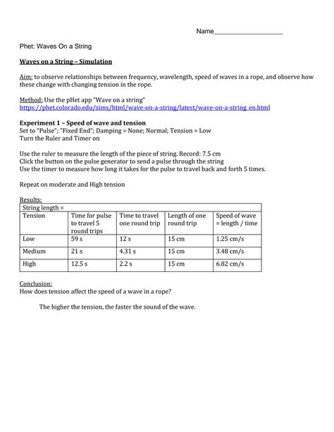 SOLUTION: Waves On A String Simulation - Studypool